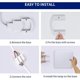 thumbnail image 4 of Lámpara de techo LED cuadrada de 30 W, IP54, resistente al agua, 2700 lm, 6500 K, luz blanca fría, para baño, cocina, pasillo, balcón, 25 cm [Clase energética E], 4 of 5