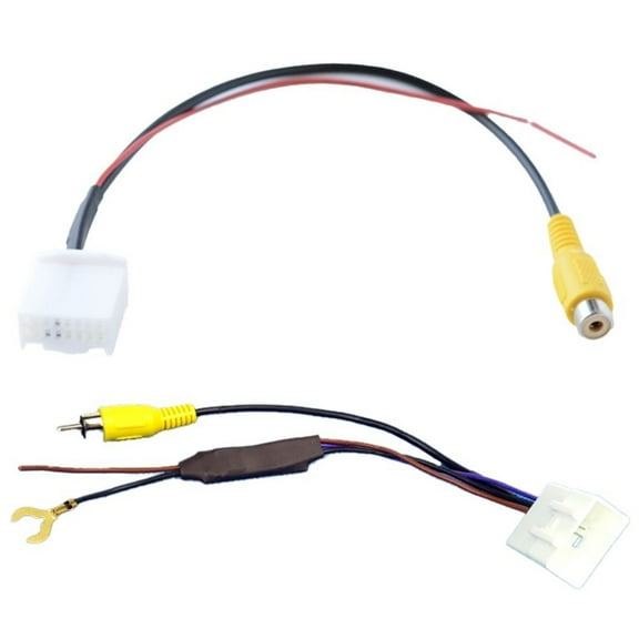 16Pin Car Reverse Camera for RCA Connection Video Input Output 12V to 5V Cable