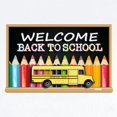 thumbnail image 2 of CafePress - WELCOME BACK TO SCHOOL BUS Body Suit - Long Sleeve Cotton Baby Bodysuit, 2 of 4