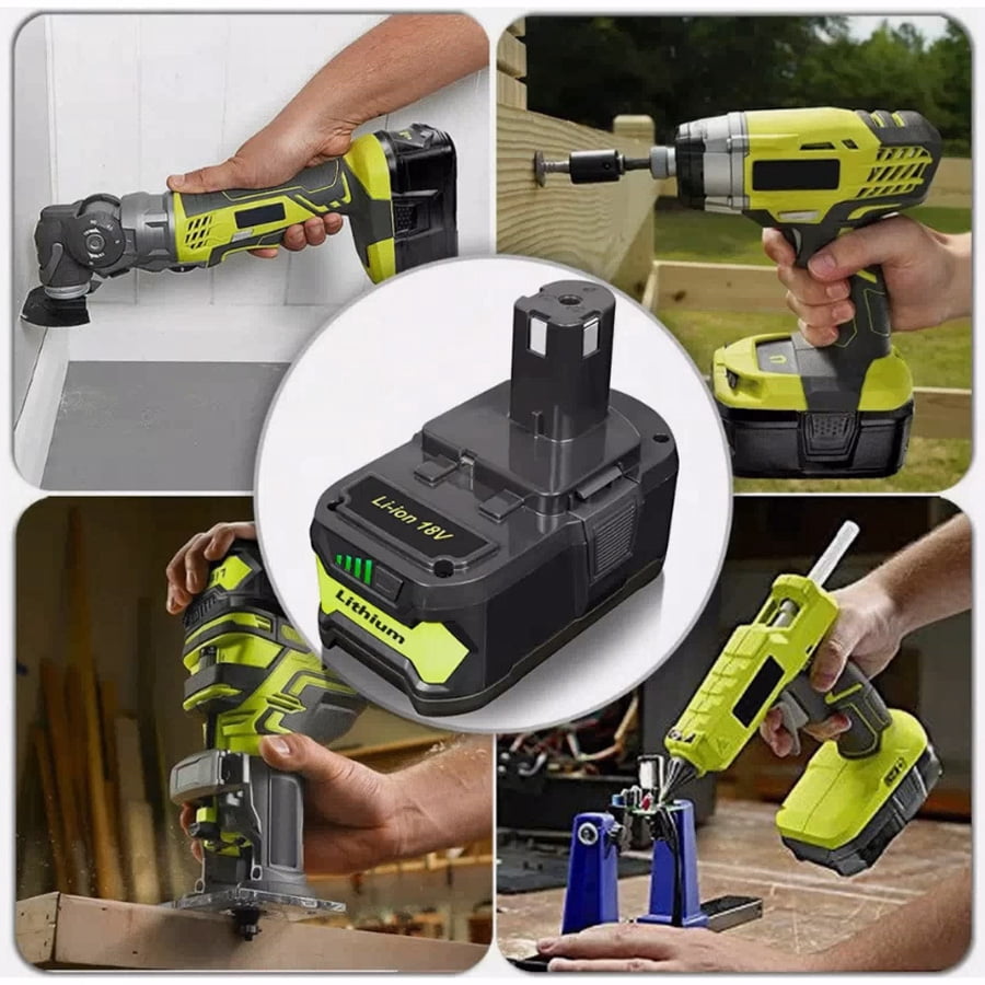 P108 5.0Ah Replacement for Ryobi 18v Battery Compatible with Ryobi 18Volt Lithium-ion Plus P102 battery