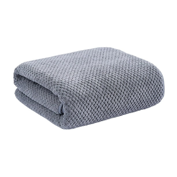 Toallas de Baño Grandes, Piña Terciopelo Grueso Toalla de Baño 55.11x27.55 Pulgadas para el Secado Del Baño Del Hogar, Toallas Baño Grande Suave Absorbente Verde Color Sólido