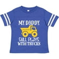 thumbnail image 3 of Inktastic Construction My Daddy Still Plays with Trucks Boys or Girls Toddler T-Shirt, 3 of 5