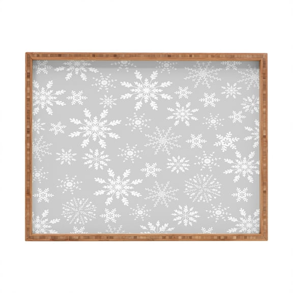 Society6 Iveta Abolina Lapland II Large Rectangular Bamboo Tray
