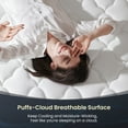 thumbnail image 5 of Finslpt Twin XL Size Mattress, 12 Inch Hybrid Mattress for Back Pain Relief, Motion Isolation and Pressure Relief, Certipur-Us Certified, Medium Firm, 120-Night Home Trial, Aura Collection, 5 of 13