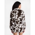 thumbnail image 3 of No Boundaries Plush Half-Zip Pullover, Women's and Plus, 3 of 5