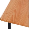 thumbnail image 4 of Costway 47" Table à Manger Cuisine Rectangulaire Moderne avec Table Spacieuse et Pieds en Acier, 4 of 6