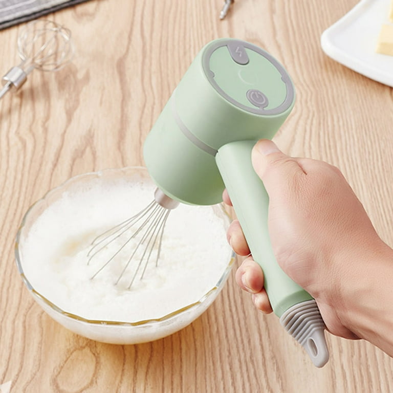 Skinada Cordless Electric Egg Beater, Wireless Hand Mixer, USB Rechargeable  Handheld Electric Mixer with 3 Gear Adjustments Kitchen Tool, for Gifts,  Butter Tarts, Cakes, Cookies 