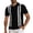 Black, variant on Men's Retro Striped Golf Shirt Short Sleeve Johnny Collar Color Block Tops Vintage Bowling Style for Summer Vacation Father's Day Gift