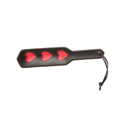 Allure Lingerie AL-2049 Queen of Hearts Paddle Black