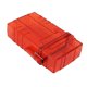 thumbnail image 2 of Cigarette Case 20 Capacity Plastic Cigarette Box Sealed Waterproof Cigarette Container Organizer Transparent Red, 2 of 5