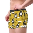 thumbnail image 2 of Fotbe Cartoon Bear Yellow Calzoncillos Tipo Boxer con Bolsa de Soporte Total para Hombre, X-Temp Fresco, Transpirable y de Secado Rápido-Large, 2 of 5