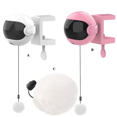 thumbnail image 1 of Pet Teaser Ball Hanging Electric Pet Teasing Teaser Ball Automatic Lifting Ball Interactive Automatic Lifting Animal Toy, White, 1 of 8