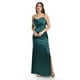thumbnail image 4 of Vestido de escote drapeado Roman Fashion /Juvenil, 2005 (Verde botella) multicolor M, 4 of 5