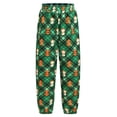 thumbnail image 5 of Arshiner Boy 2Pcs Fall Winter Clothes Color Block Crewneck Sweatshirt and Pants Sweatsuit, 5 of 6