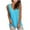 Blue, variant on Essentials Womens Camisole Tank Tops Solid V Neck Vest Tunic Blouse Summer Basic Slim Cute Tops 2025