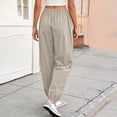 thumbnail image 6 of BUIGTTKLOP Cargo Joggers for Women High Waisted Casual Pants Baggy Loose Fitted Summer Pants with Pockets, 6 of 6
