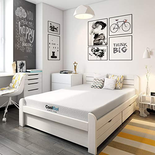 Classic Brands Cool Gel Memory Foam 8-Inch Mattress | CertiPUR-US Certified | Bed-in-a-Box, Twin XL