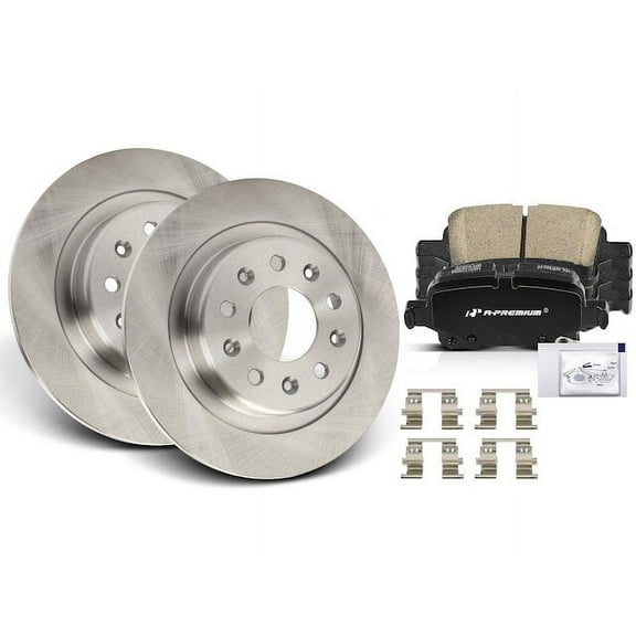 Brake Pad and Rotor Kit 6 - Compatible with 2018 - 2019 Chevy Equinox
