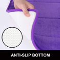 thumbnail image 3 of Memory Foam Bathroom Bath Rugs Absorbent Non-Slip Bath Rugs Washable Bath Mat - 40 x 60 cm, Purple, 3 of 7