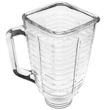 Oster 5-Cup Glass Square Top Blender Jar, Square Top,Clear