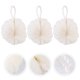 thumbnail image 4 of EeaseMX 3 esponjas de baño de malla para ducha, accesorios de baño (beige), 4 of 7