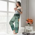 thumbnail image 6 of Picia Paper Fox Crow Fantasy Womens Soft Woven Cotton Elastic Waistband Sleep Pajama Pant Lounge Sleep Pant With Pockets And Drawstring-Large, 6 of 9