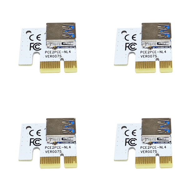 Tarjeta adaptadora Minería PCI Express PCIe 1X a 16X Graphics Extender White