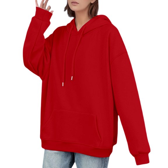 Womens Oversized Hoodies Sweatshirts Fall Fashion Pullover Sweaters Winter Clothes S-5XL