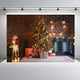 thumbnail image 4 of Tela de fondo de tema de árbol de Navidad y chimenea de alta densidad y sin costuras maravillosos accesorios de fondo Sincero Hogar, 4 of 6