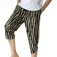 thumbnail image 2 of Eagokdc Cotton Capris Men Casual Summer Plain Outdoor Workout Lightweight Big And Tall 3/4 Short With Pockets Size S-3XL, 2 of 9