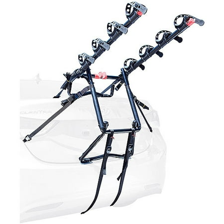 Allen Sports Premier 4-Bicycle Trunk Mounted Bike Rack Carrier, (Best Rear Mounted Bike Rack)