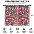 thumbnail image 2 of Blackout Kids Curtains,Green Red Footballs Pattern Childrens Insulated Curtains Set Of 2,Bedroom Essentials,Toddler Room Decor 52"x84", 2 of 5