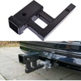 thumbnail image 7 of waltyotur Trailer Hitch Receiver 1-1/4" to 2" Rise-Drop Extender Extension Tow Adapter, 7 of 7