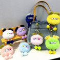 thumbnail image 4 of Lindo llavero de muñeca de dibujos animados Lindo feo lindo muñeco de peluche bolso colgante llavero de coche colgante, 4 of 6