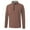 BROWN, variant on DTWOOO Men's Solid Quarter Zip Golf Pullover Men Solid Performance Long Sleeve Wicking Mock Neck Mens Athletic Sweatshirts