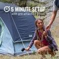 thumbnail image 5 of Coleman Skydome  4 Person Camping Tent with Mesh Pockets & Bag, Blue Nights, 5 of 9