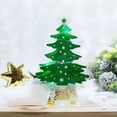 thumbnail image 4 of CNKOO Christmas Decorations Mini Desktop Christmas Tree Ornaments Shiny Christmas Tree With Lights, 4 of 4