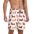 thumbnail image 2 of Sikiie Dachshund Walking Mens Pajama Shorts, Lightweight Lounge Pant with Pockets Soft Sleep Pj Shorts for Men4X-Large, 2 of 6