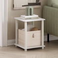 thumbnail image 2 of Mesa auxiliar Furinno Simplistic, juego de 2 unidades, color blanco/blanco, 2 of 6