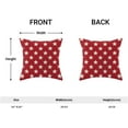 thumbnail image 4 of 4th of July Decorations Pillow Covers 20x20 Inch Set of 2, Independence Day Red Stars Throw Pillows Linen Farmhouse Holiday Patriotic Cushion Case for Sofa Living Room Outdoor Decor, 4 of 6