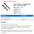 thumbnail image 2 of Inner Tie Rod Set - Compatible with 2007 - 2015 Lincoln MKX 2008 2009 2010 2011 2012 2013 2014, 2 of 2