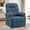 Blue, variant on Korser Recliner Chairs for Adults with Fixed Base Push Back Recliner Chair for Living Room,Small Recliner Sofa for Small Spaces,Linen Fabric,Black