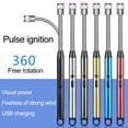 thumbnail image 2 of Lubelski Electric Igniter with Hanging Hook Windproof Metal USB Rechargeable Igniter Kitchen Gadget Accessories for Cooking, 2 of 7