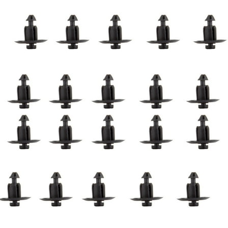 SCITOO WX68DX9-AA 9mm 20Pcs Bumper Pushtype Retainer Clips Kit Car Fastener Rivet Door Trim Clips fit for GM For Toyota For Honda for Ford For Chrysler