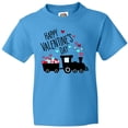 thumbnail image 3 of Inktastic Happy Valentine's Day Train Youth T-Shirt, 3 of 5