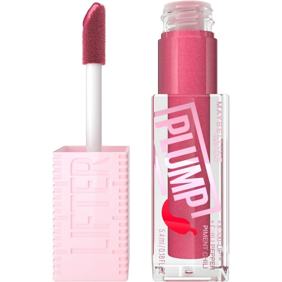 Maybelline Lifter Plump Lasting Lip Gloss, Mauve Bite