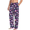 thumbnail image 6 of Honiee Skull mushroom space for men - a sleek fusion of Straight Pajama Pants, versatile Lounge Pants, and cozy Sleepwear, all rolled into one-Small, 6 of 6