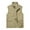 Khaki, variant on Rloper-Lop Safari Travel Vests Solid Color Sleeveless Vest Jackets Outdoor Work Photo Cargo Tops Summer Vests with Pockets