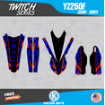 thumbnail image 4 of Kalair GFX Graphics Kit for Yamaha YZ250F (2010-2013) Twitch Series, 4 of 5