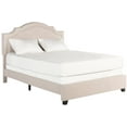 thumbnail image 3 of Safavieh Theron Modern Elegant Upholstered Bed Frame with Nail Heads, 3 of 8